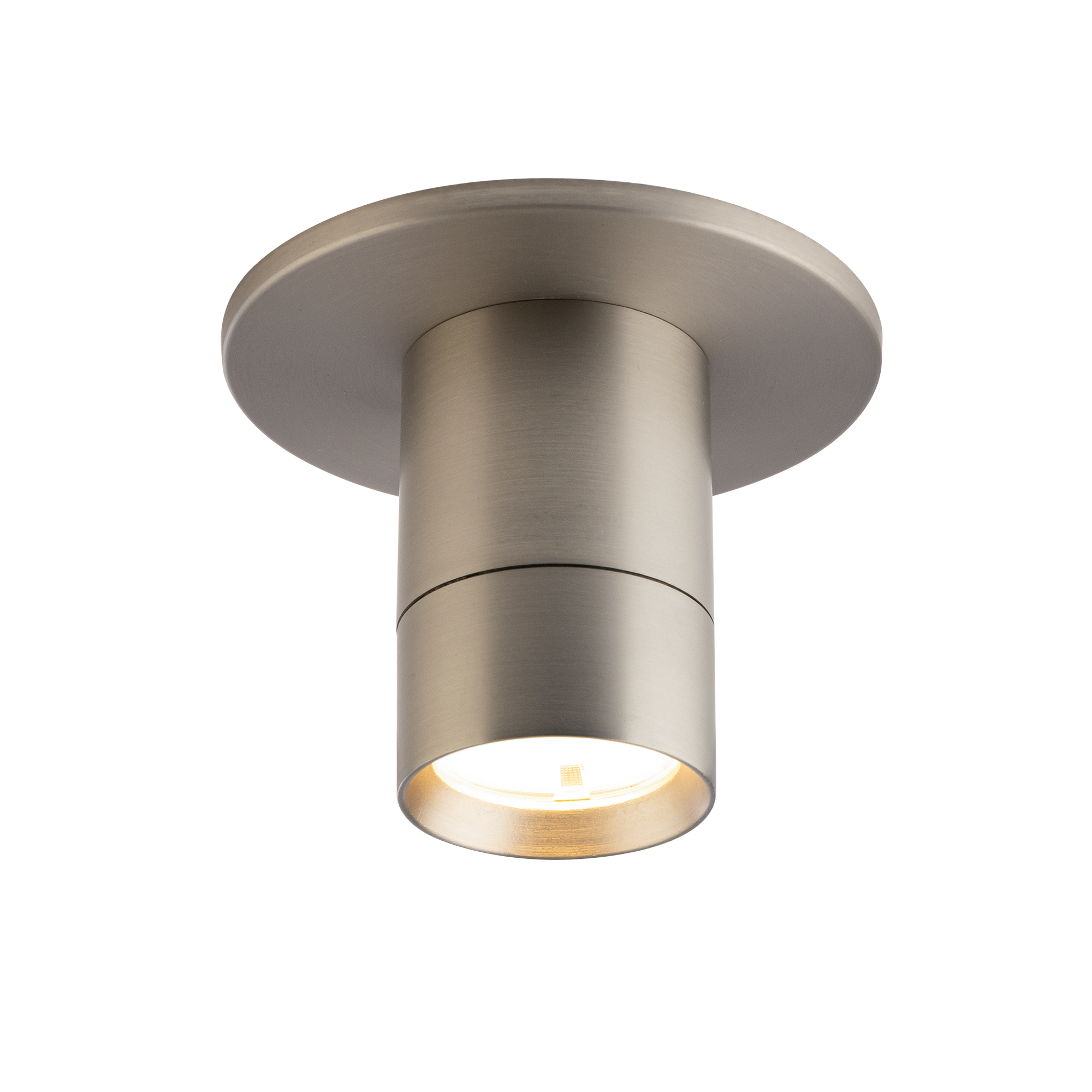 WAC Wac FM-240103-CS-BN Twist-N-Lite mini flush mount 12W 45 degree beam angle