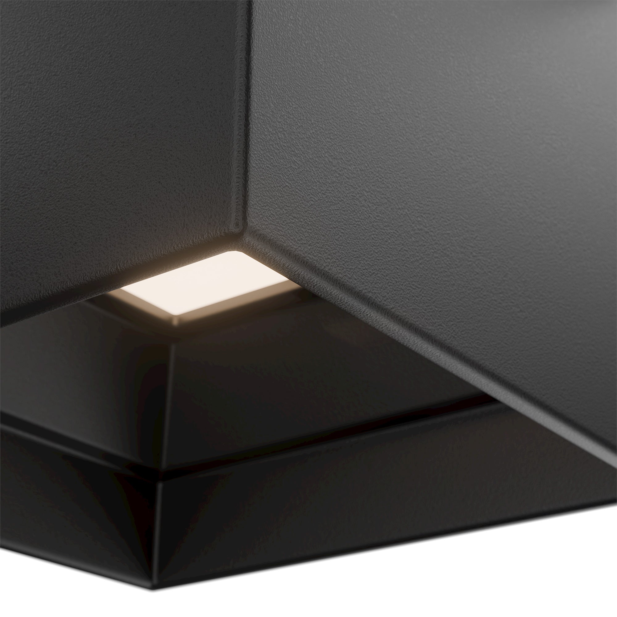 WAC LIGHTING Wac Lighting FM-W47206-30-BK Downtown Square Outdoor Ceiling Mount 11.9W 5 Inch