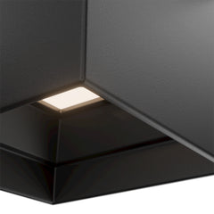 WAC LIGHTING Wac Lighting FM-W47206-30-BK Downtown Square Outdoor Ceiling Mount 11.9W 5 Inch