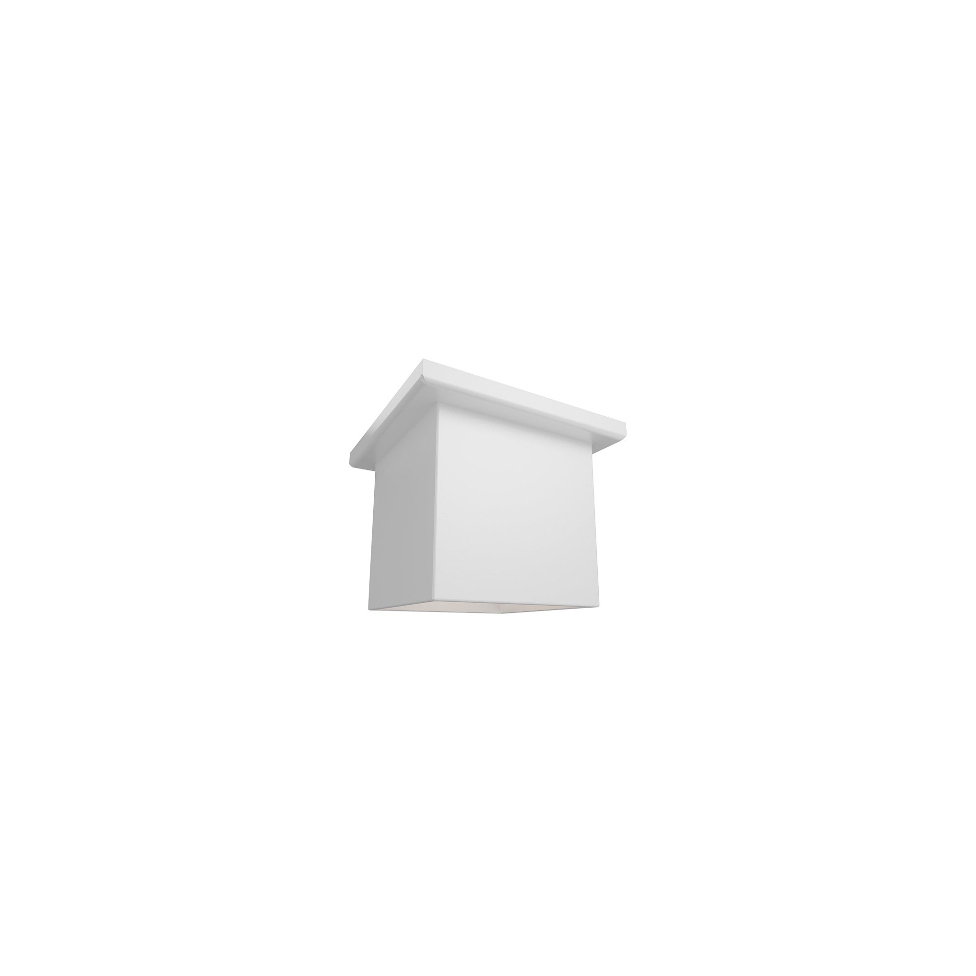 WAC LIGHTING Wac Lighting FM-W47206-30-BK Downtown Square Outdoor Ceiling Mount 11.9W 5 Inch
