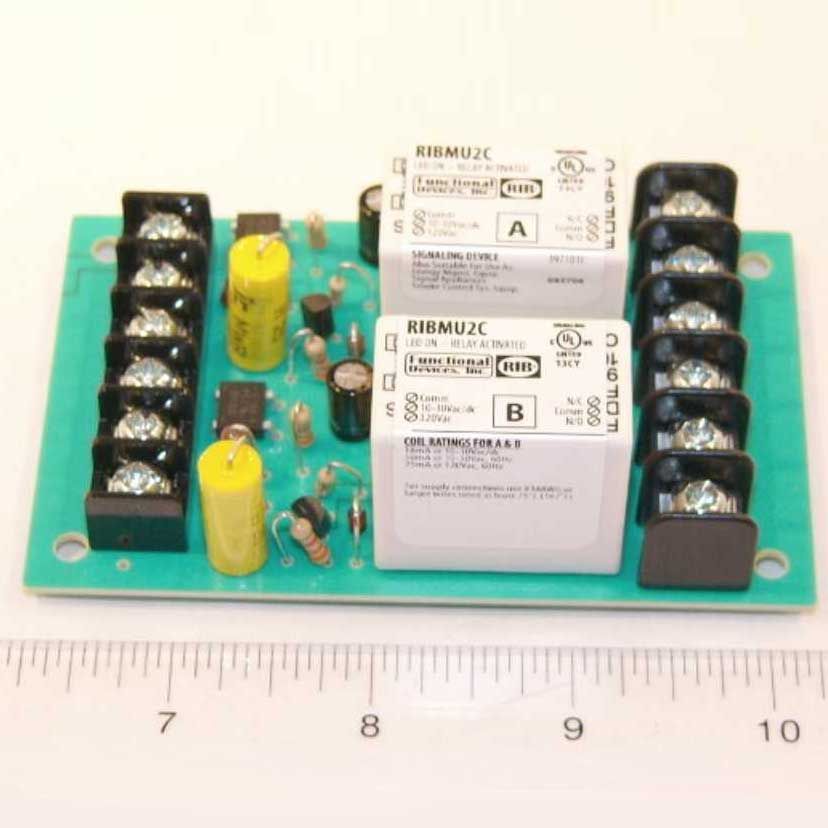 FUNCTIONAL DEVICES Functional Devices RIBMU2C Relay 15 Amp 2 SPDT 10-30 Vac/dc120v