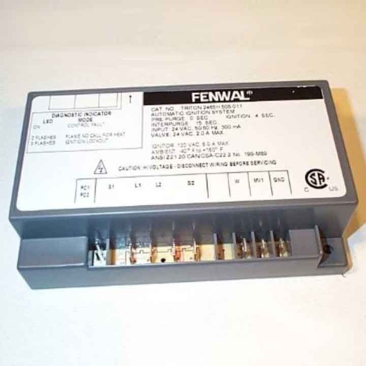 LAARS Fenwal 35-655505-011 Hot Surface Ignition Control, 24v w/ 0 sec. Prepurge