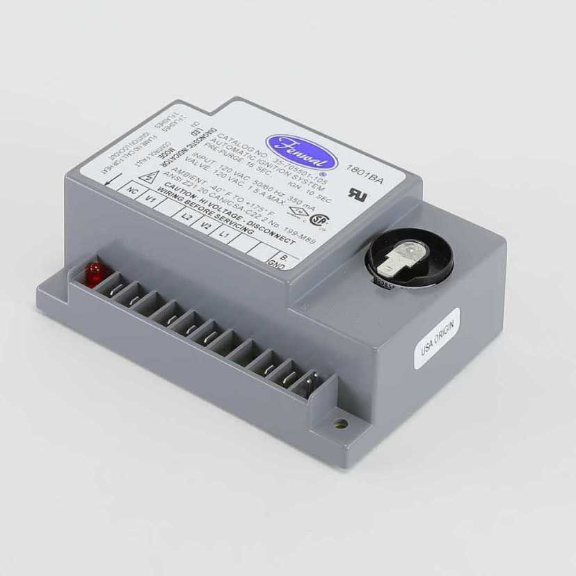 LAARS Fenwal 35-705501-105 Direct Spark Ignition Control 120V with 15 Sec Prepurge