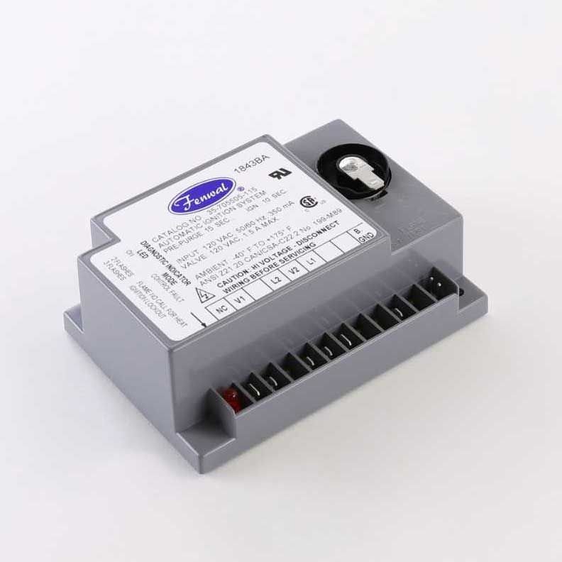 LAARS Fenwal 35-705505-115 Direct Spark Ignition Control 120v 15 sec Prepurge 10 sec TFI