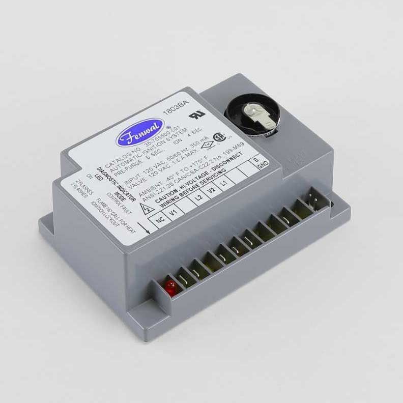 LAARS Fenwal 35-705500-501 Direct Spark Ignition Control 120V 5 Sec Prepurge 4 Sec TFI
