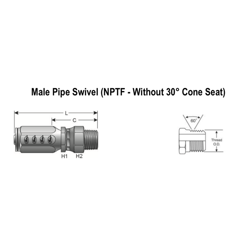 GATES 6C1T-6RMPX PIPE FITTINGS