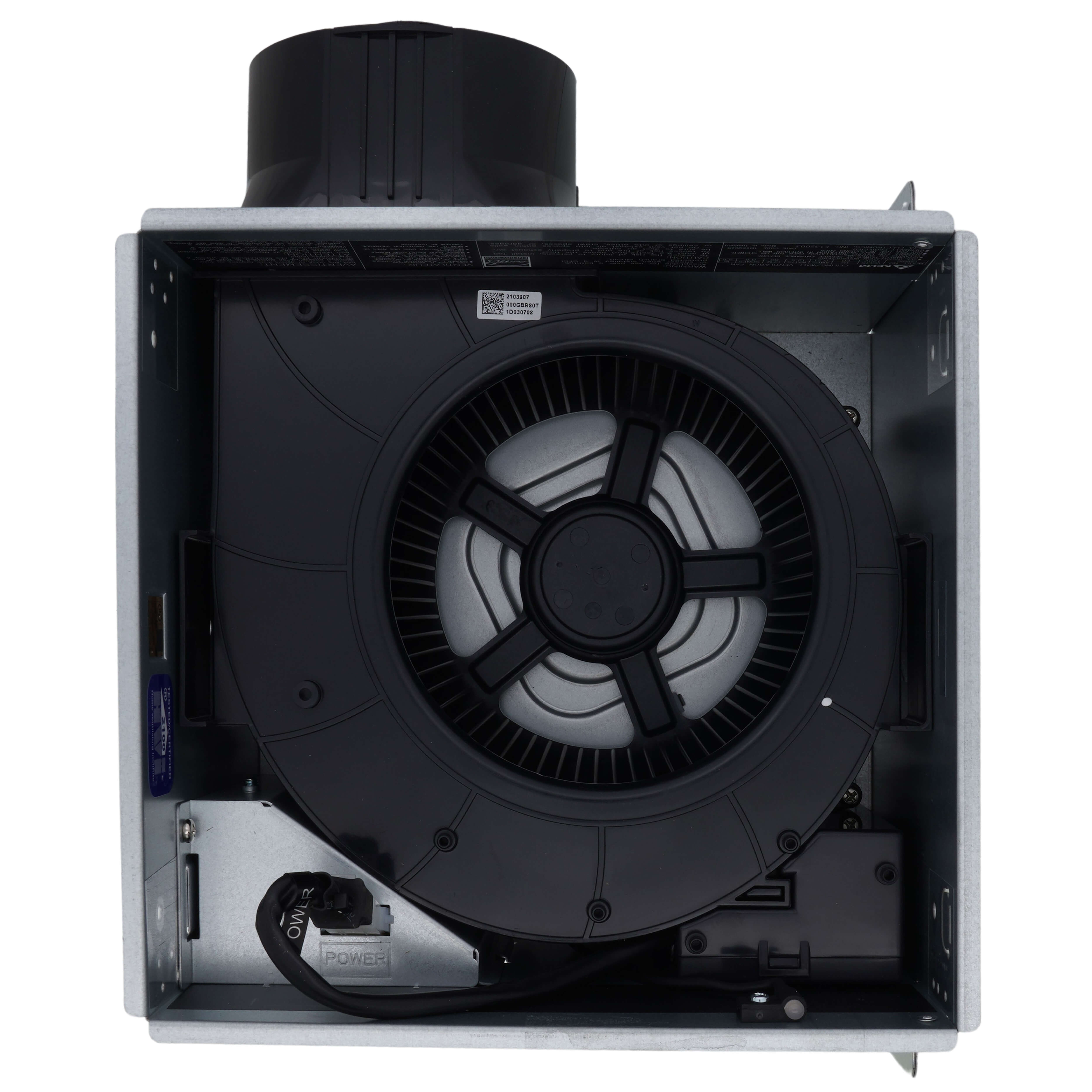 DELTA BREEZ Delta Breez GBR80 4 Inch Duct 80 CFM 10.5 W 0.6 Sones Single Speed Exhaust Fan