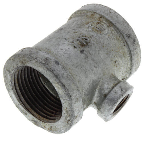 EVERFLOW Everflow GMRT1200 | 1-1/2 X 3/8 Galvanized Reducing Tees 2 Sizes | Everflow
