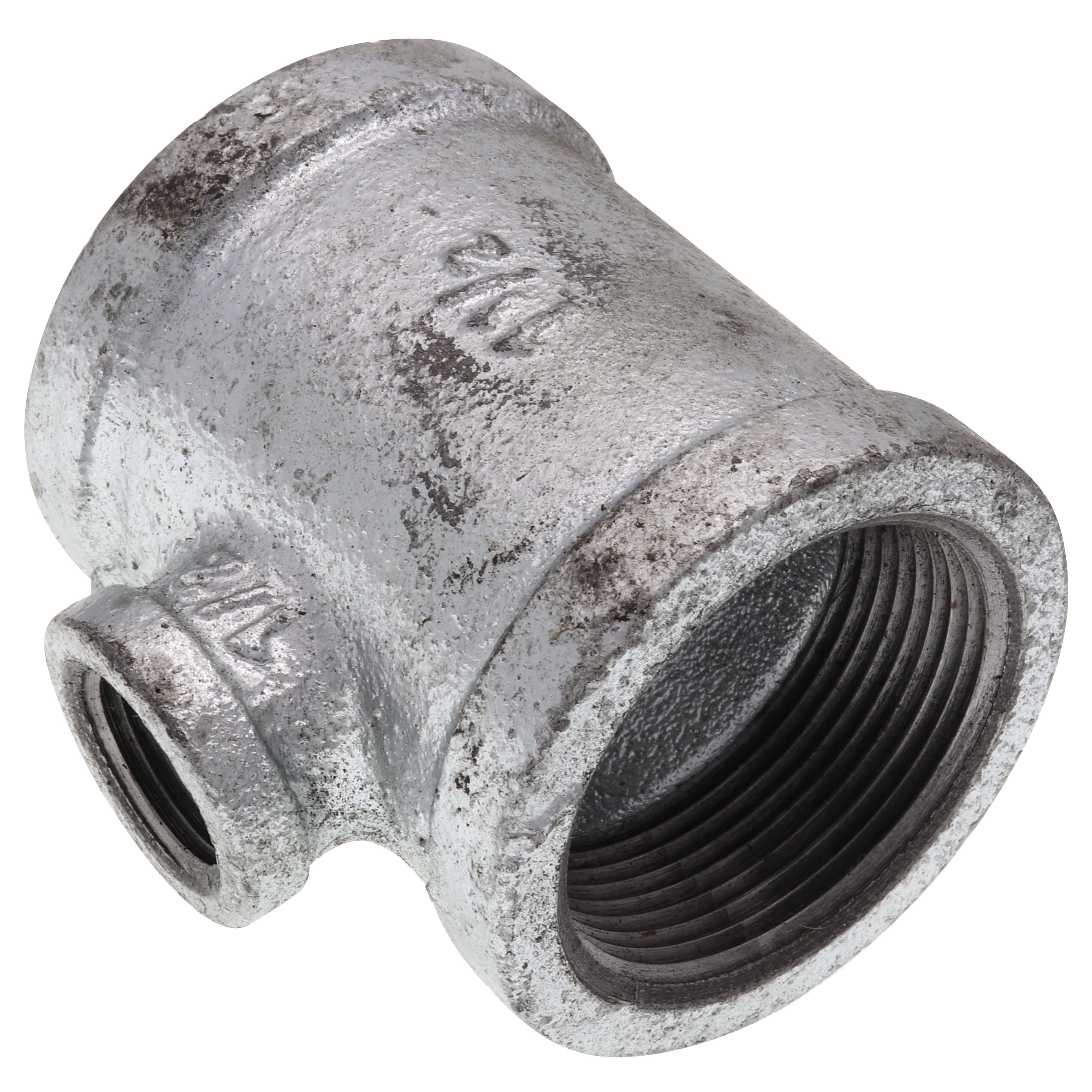 EVERFLOW Everflow GMRT1201 | 1-1/2 X 1/2 Galvanized Reducing Tees 2 Sizes | GMRT1201