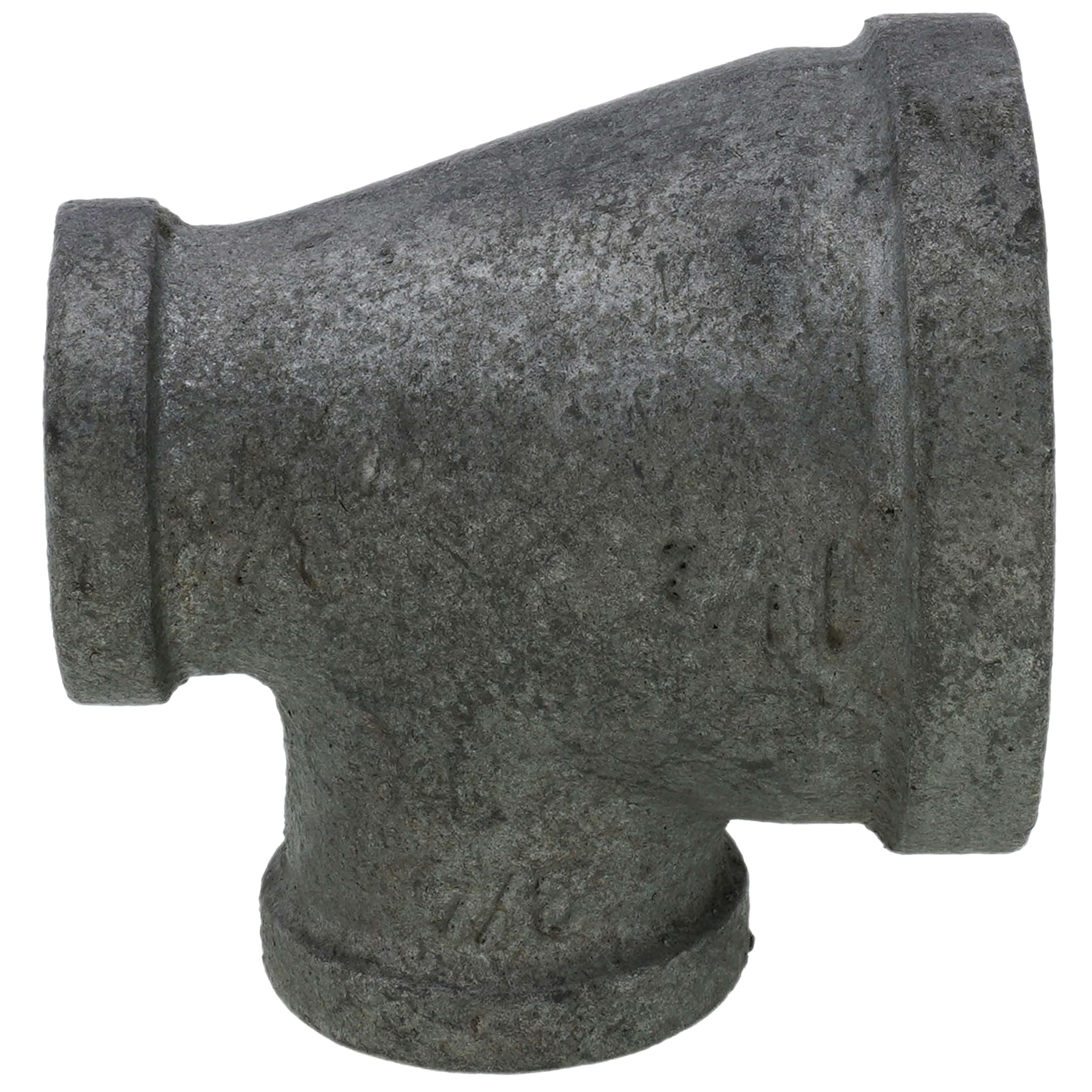 EVERFLOW Everflow GMRT1210 | 1-1/2 X 3/4 X 3/4 Galvanized Reducing Tee
