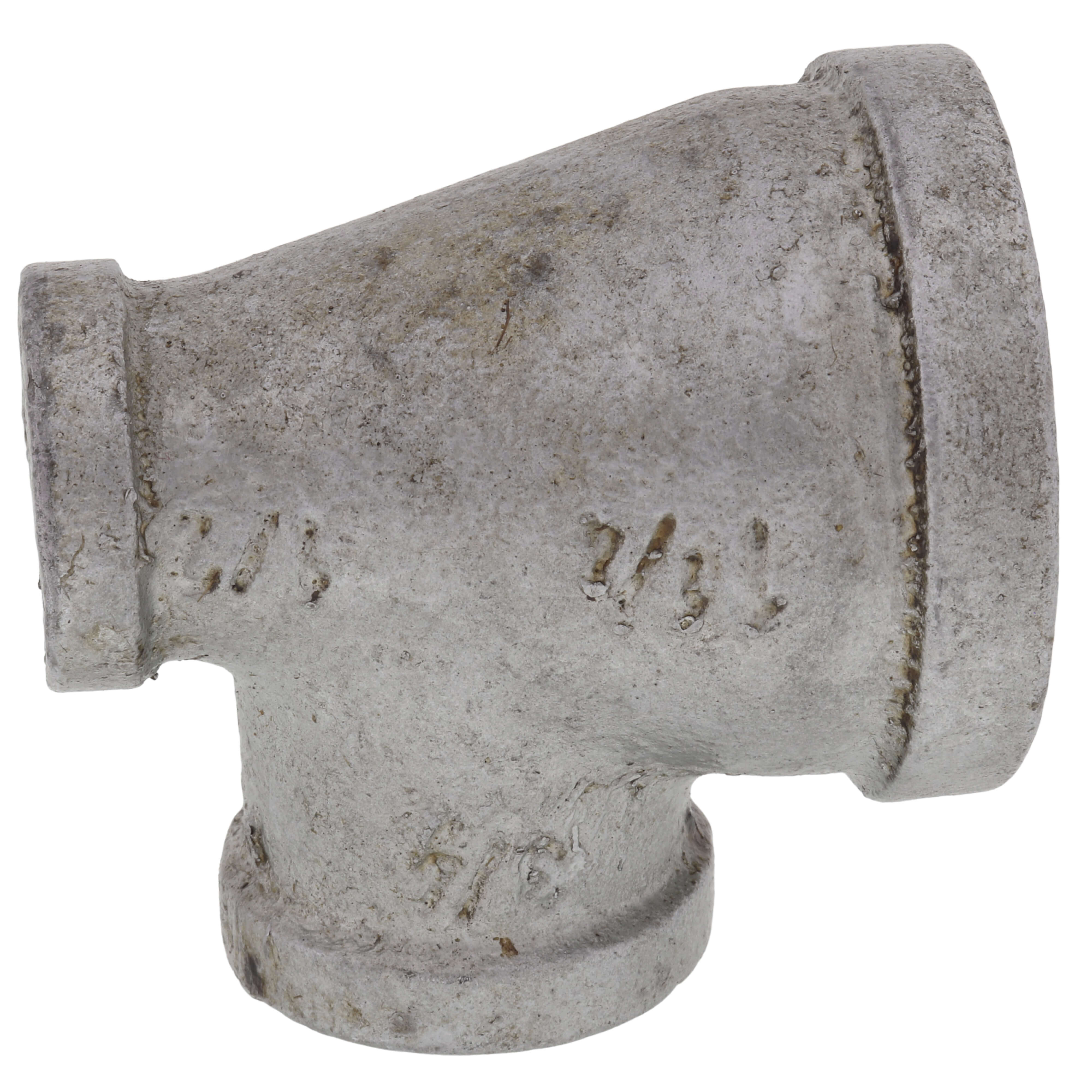 EVERFLOW Everflow GMRT1405 | 1-1/4 x 1/2 x 3/4 Galvanized Reducing Tee