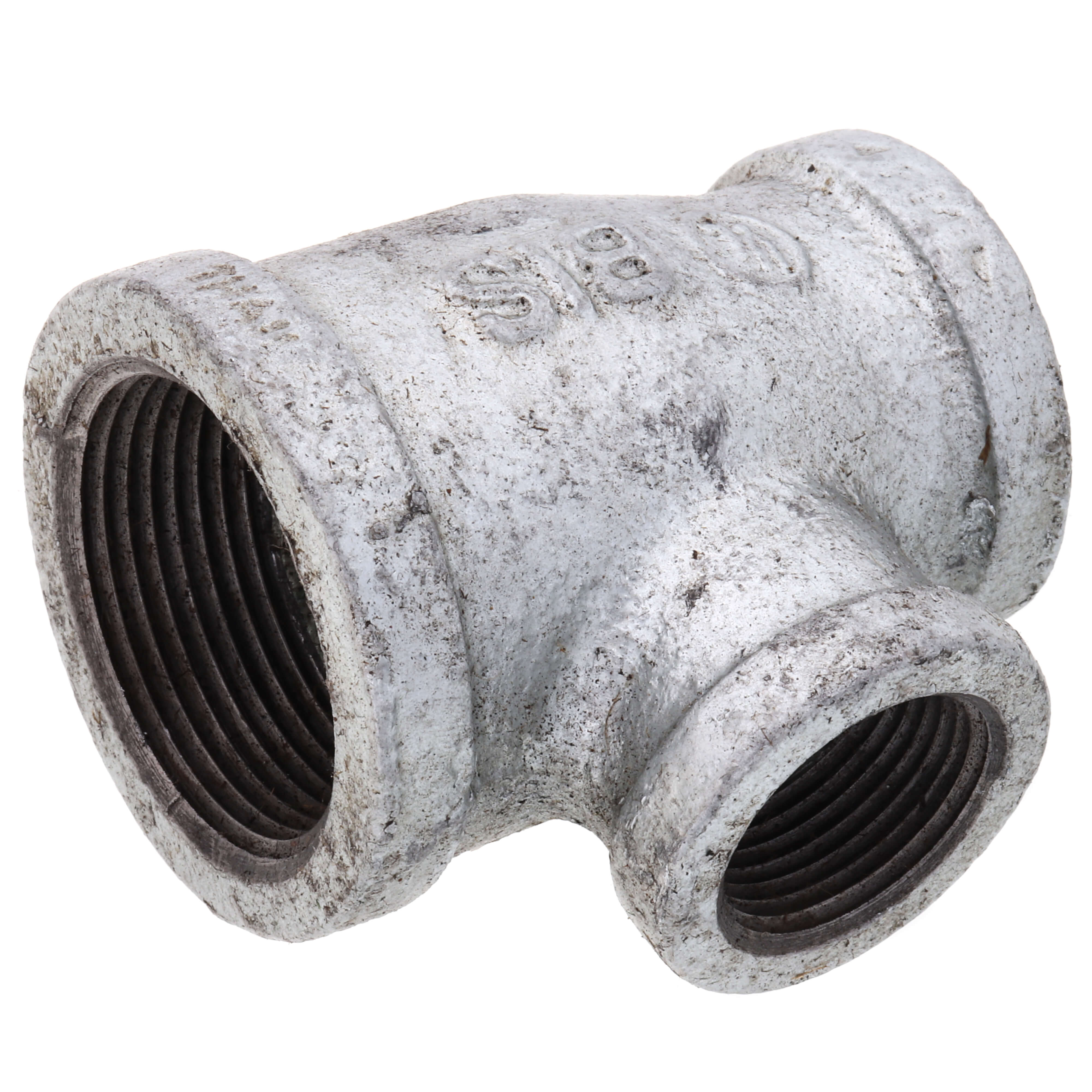 EVERFLOW Everflow GMRT1413 Galvanized Reducing Tee 1-1/4 x 1 x 3/4