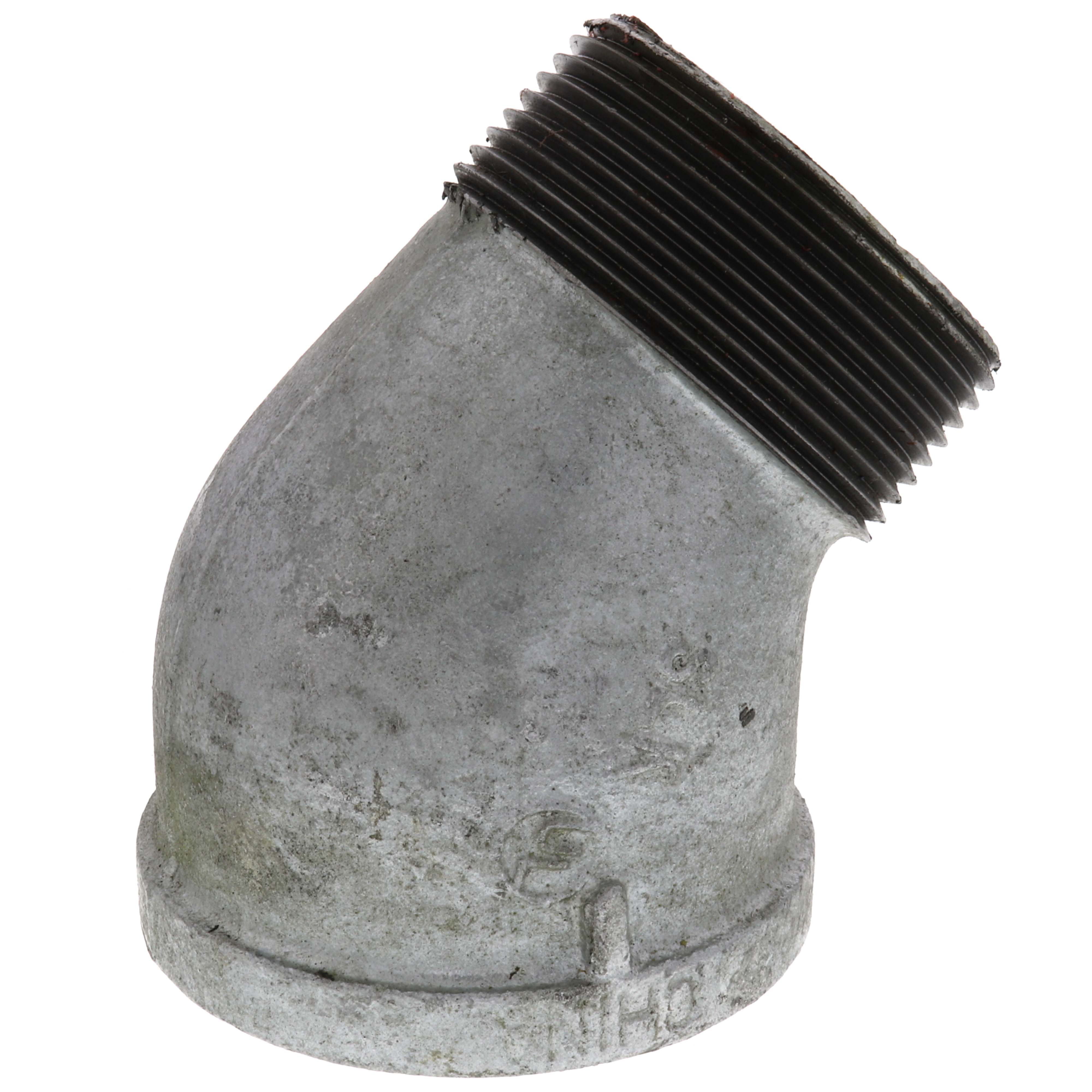 EVERFLOW Everflow GMSF0212 2-1/2 Galvanized Street Elbow 45