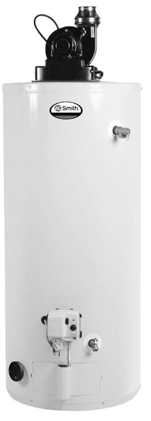 AO SMITH AO Smith GPVX-50L 50 Gallon - 62,000 BTU ProLine Power Vent Residential Gas Water Heater w/ Side Connection (NG)