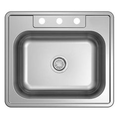 DAKOTA Dakota Plumbing Products GSR-20-TM2522-3 Kitchen Sink