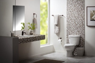 GERBER Gerber G0012831CH Maxwell 21 x 17-7/8 in. Oval Drop-in Bathroom Sink in White
