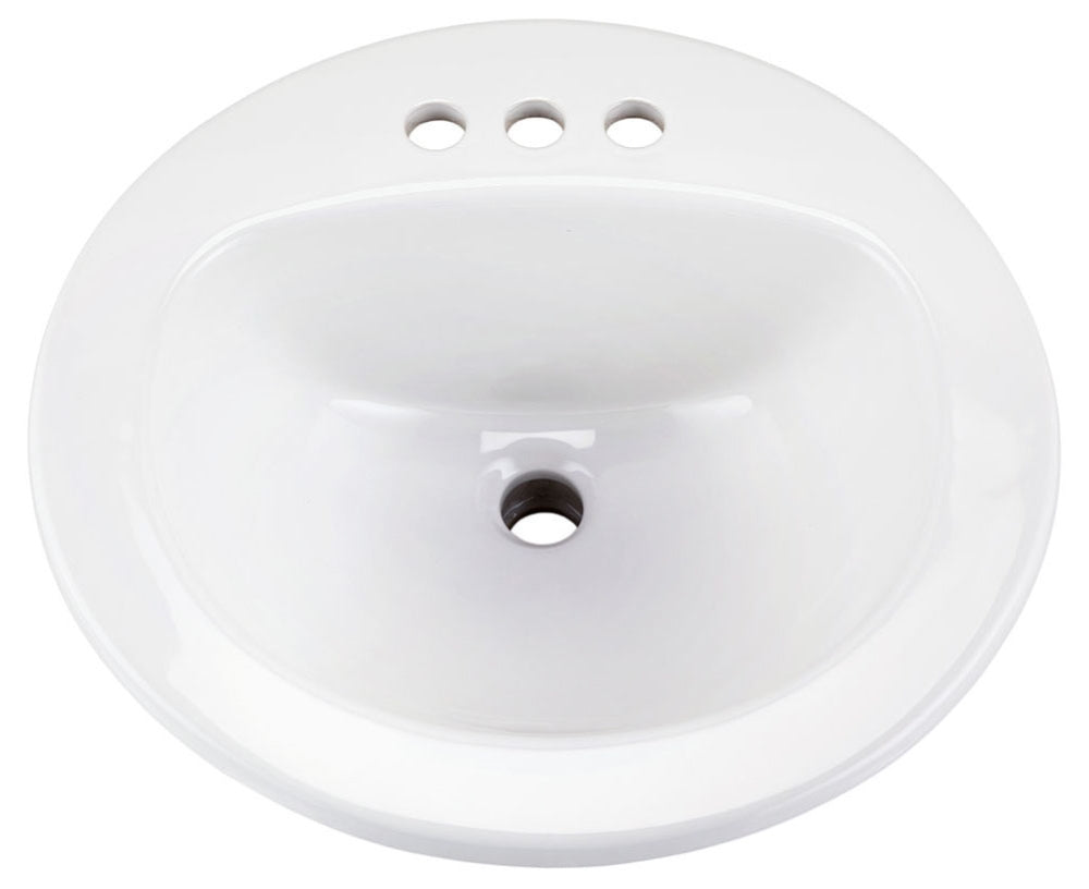 GERBER Gerber G0012884CH Sink Bathroom Self-Rimming Maxwell Round