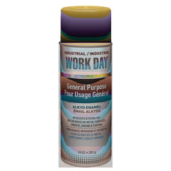 Krylon Industrial A04406007 Spray Paint Yellow Gloss 10 oz Work Day