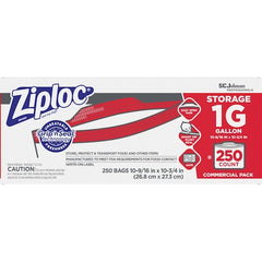 Ziploc 682257 1 Gal. Ziploc Double Zipper Storage Bags (250/Box)
