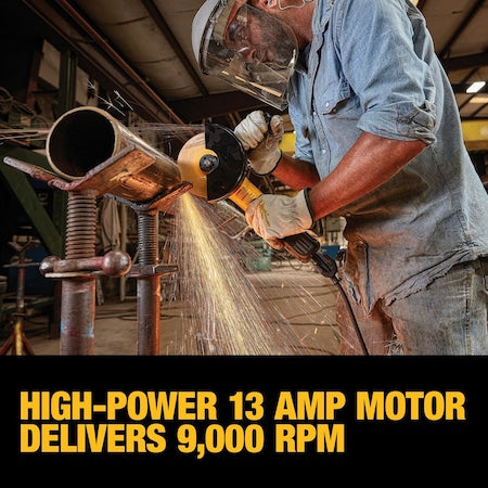 DEWALT DeWalt DWE43244N Brushless Paddle Switch Small Angle Grinder 13 Amp 6 Inch