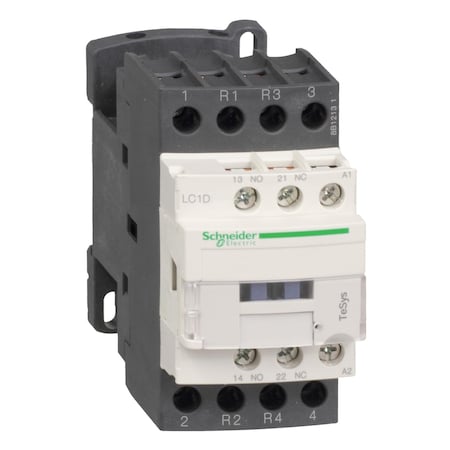 SCHNEIDER ELECTRIC Schneider Electric LC1D188B7 600 VAC 18 Amp 4-Pole 1NO 1NC Screw Terminal IEC Contactor