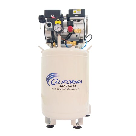 CALIFORNIA AIR TOOLS California Air Tools 10010LFDCAD Ultra Quiet Oil-Free Industrial 10 gal 1-HP w/Auto Drn