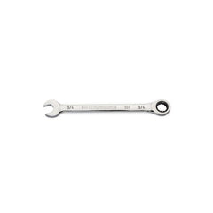 GEARWRENCH 86949 3/4 Inch 12 Point Ratcheting Combination Wrench with 4 Degree Swing Arch