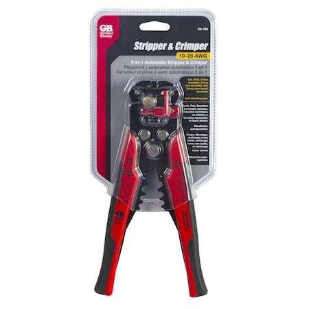 GARDNER BENDER Gardner Bender GS-395 Wire Stripper Cutter Crimper 8.25 inches