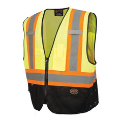 Pioneer V1020161U-S/M 131BBAU Safety Vest S/M Green
