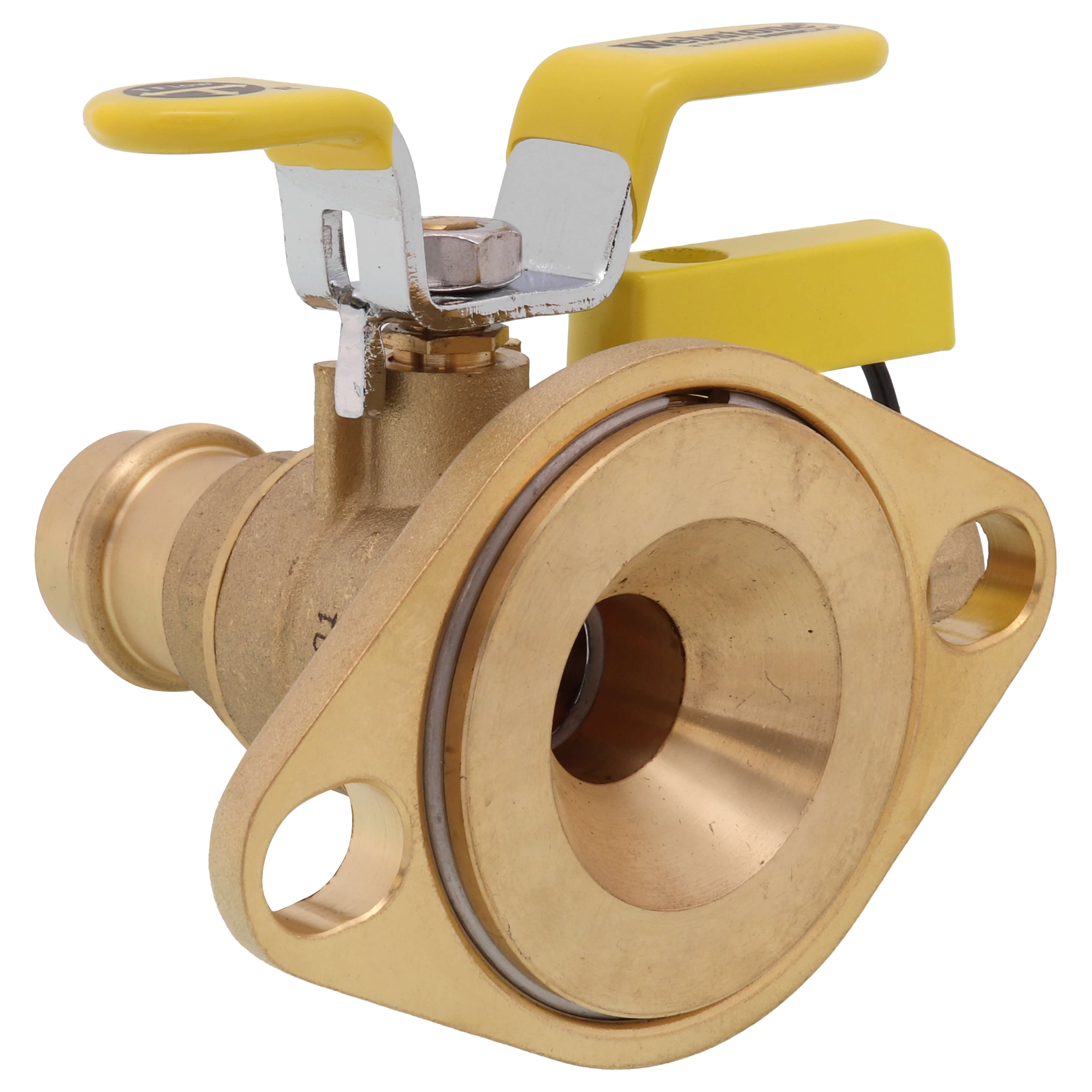 WEBSTONE Webstone H-81413WHV 3/4 Press x Rotating Flange Lead-Free Isolator with Multi-Function Drain