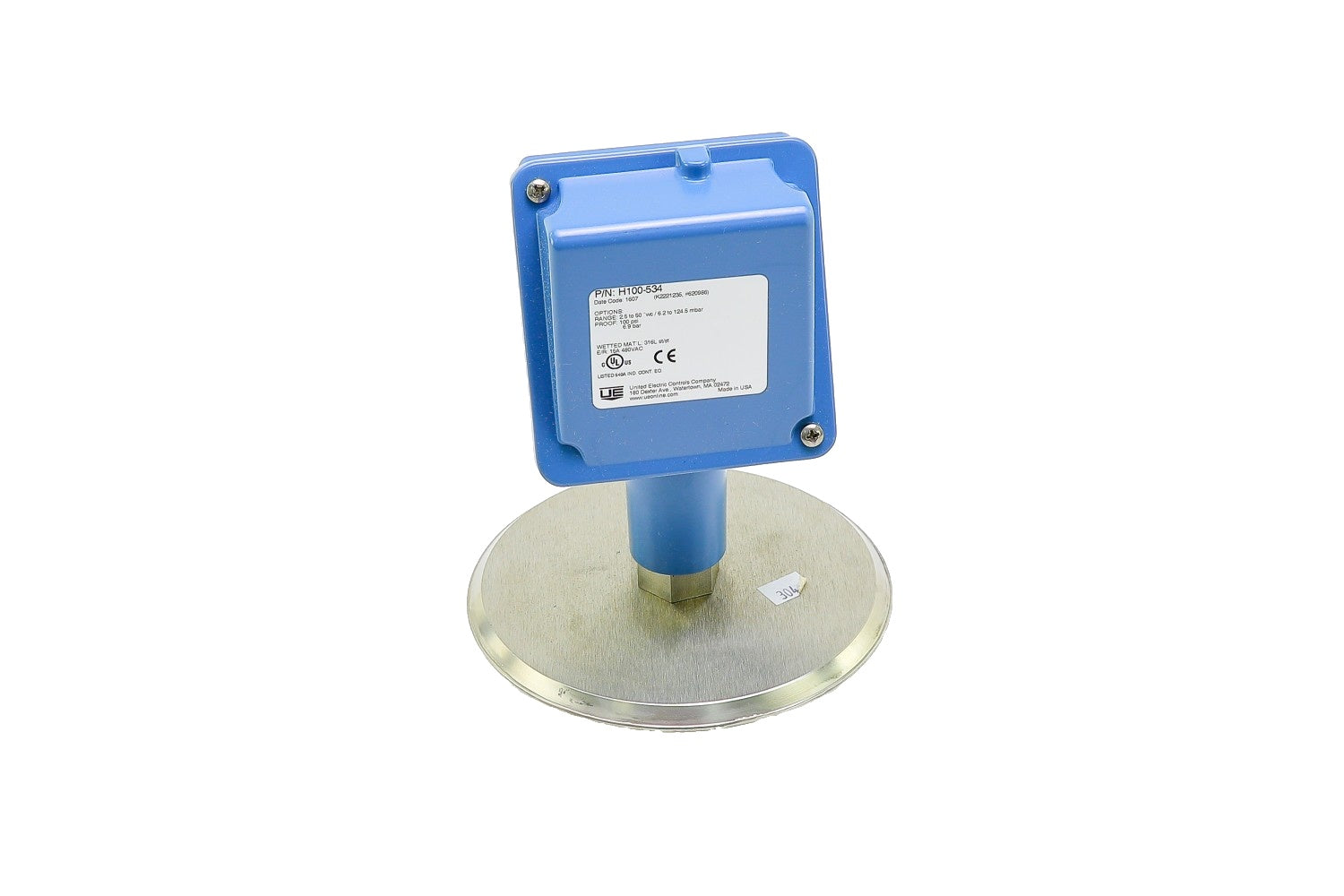 UNITED ELECTRIC CONTROLS H100-534 PRESSURE SWITCHES