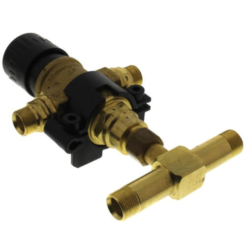HONEYWELL Honeywell UMV500-LF/U Honeywell UMV Series 3/8 inch x 3-5/32 inch L Lead-Free Brass Universal Undersink Thermostatic Mixing Valve