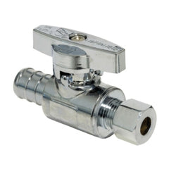 HEATLINK Heatlink 23905NLB 1/2 inches PEX × 1/4 inches O.D. No Lead Straight Ball Valve