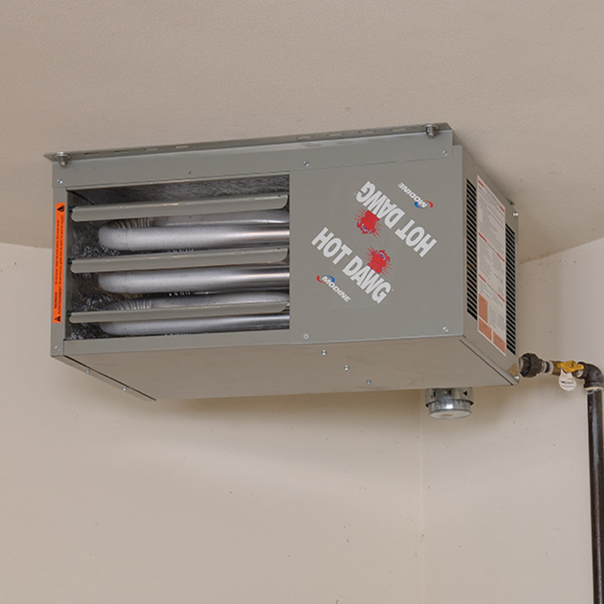 MODINE Modine HD100AS0111FBAN Unit Heater, 100 MBH NG or LP Power-Vented Hot Dawg®