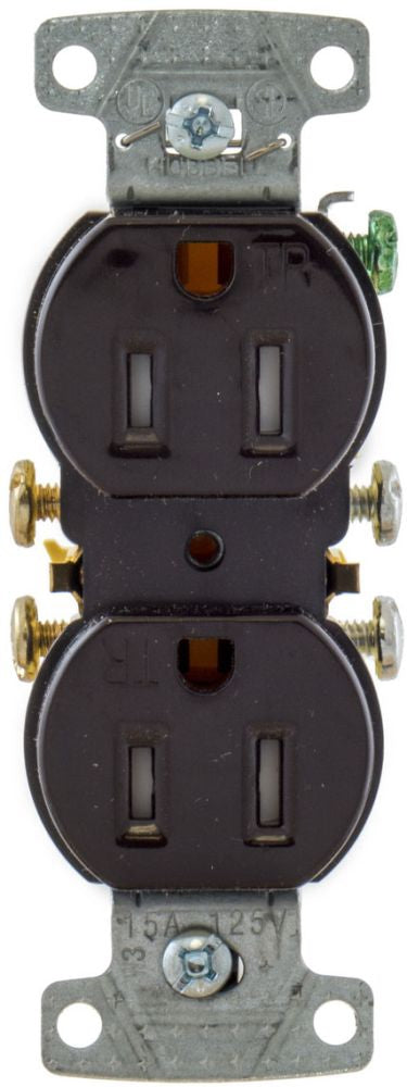 HUBBELL Hubbell RR15STR WIRING RR15STR RCPT DUP TR 15A 125V BR