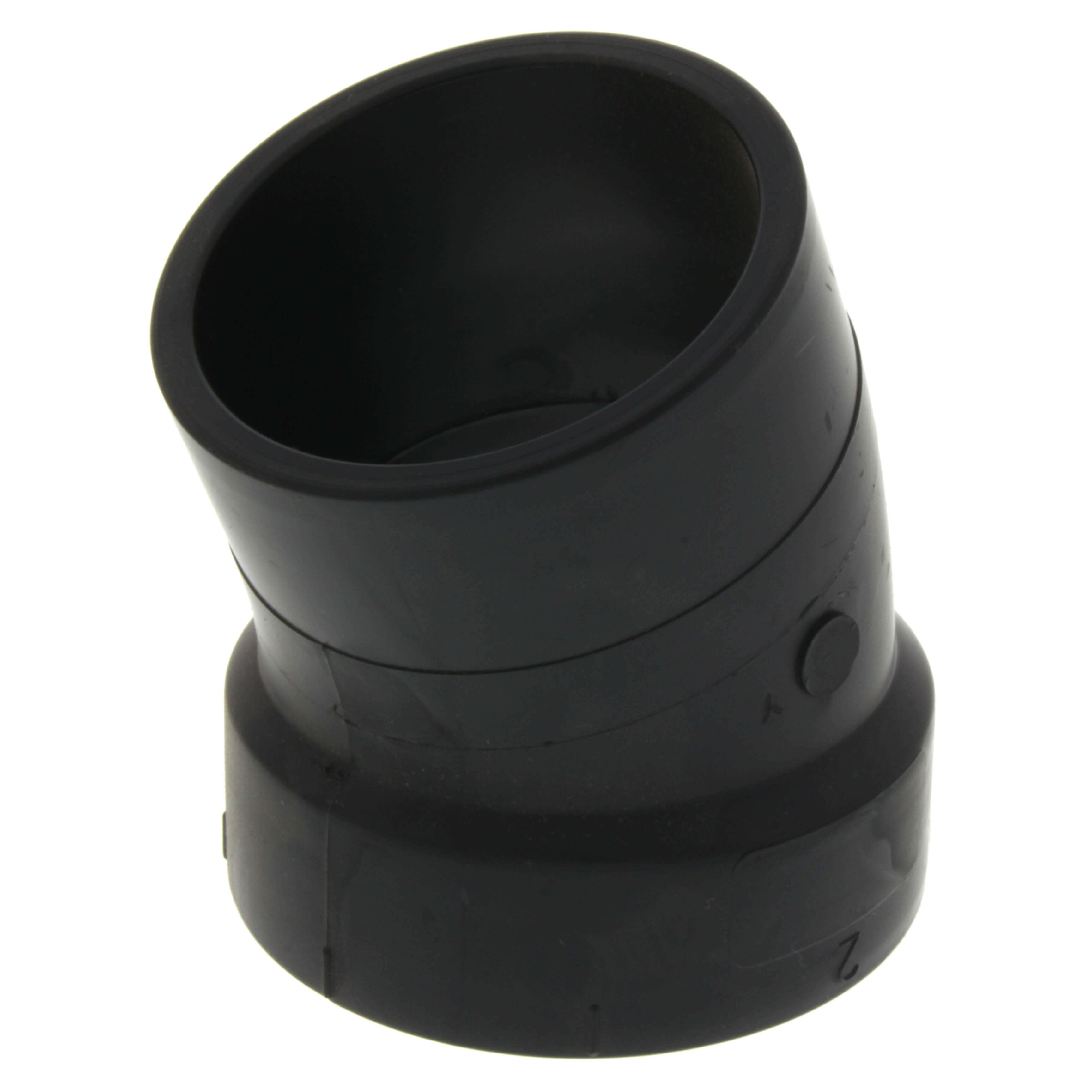 NIBCO Nibco I079600 5808-2 2 Spigot x Hub ABS 22-1/2 Degree Street Elbow