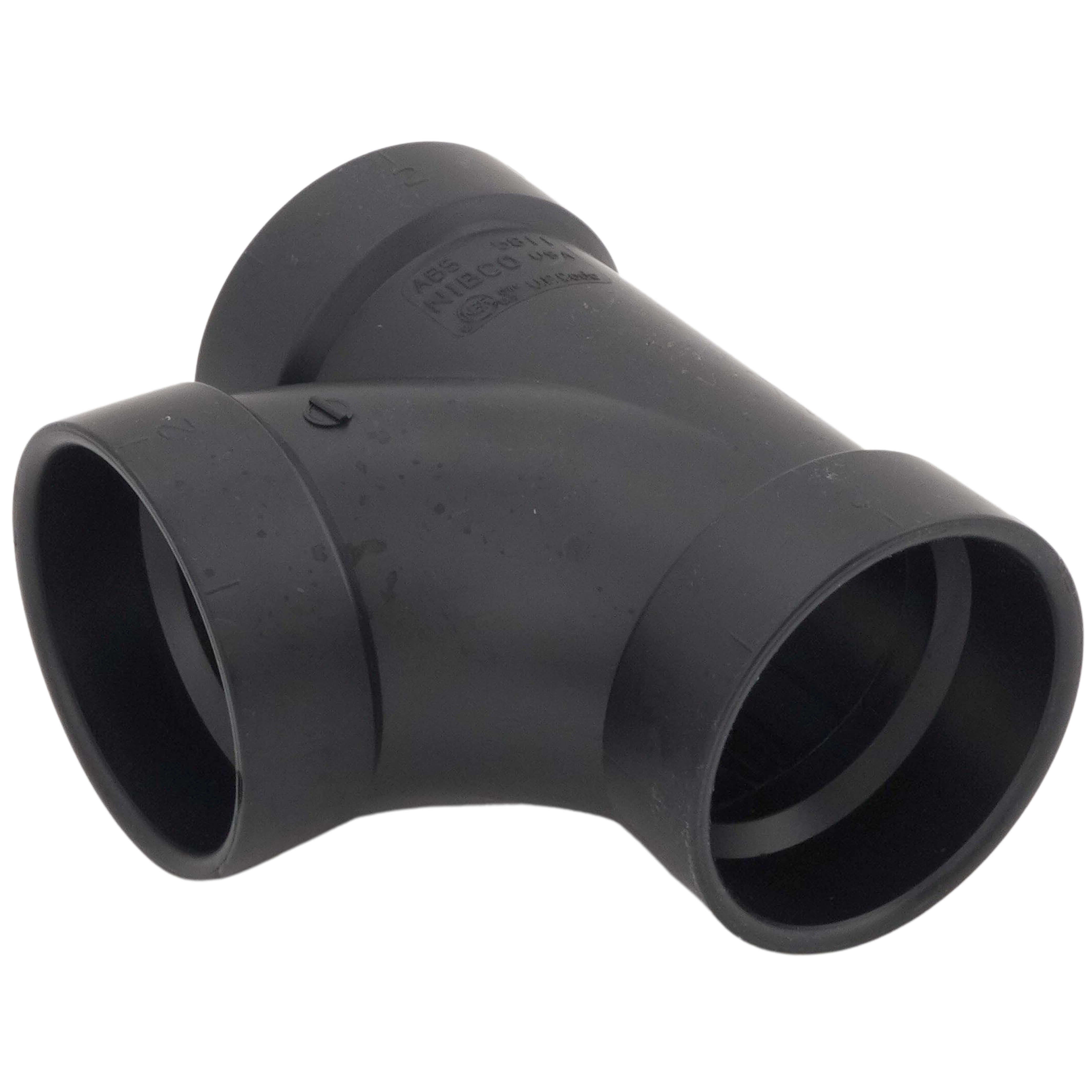 NIBCO NIBCO I098250 DWV Sanitary Tee 2 in Nominal Hub ABS