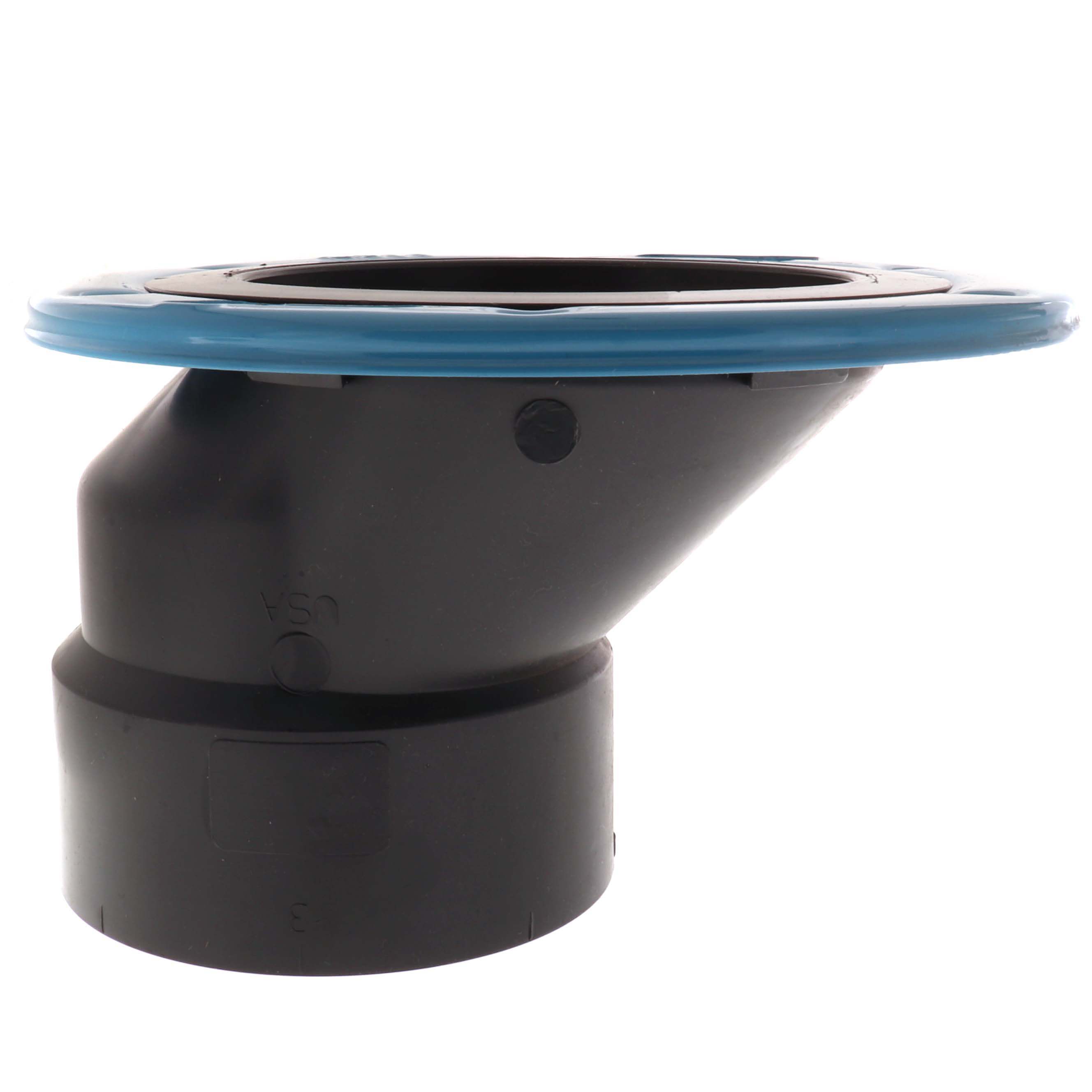 NIBCO Nibco I325250 4 x 3 Hub ABS DWV Offset Adjustable Closet Flange 5848A