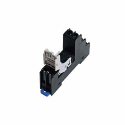 IDEC IDEC SJ2S-07LW Relay Socket Finger-Safe DIN Rail Mount 8 Contacts DPDT