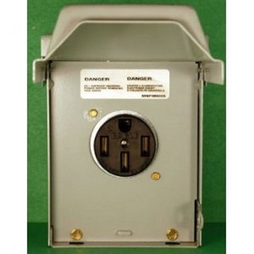 MIDWEST ELECTRIC PRODUCTS Midwest Electric U054 Temporary Power Outlet 50A 3P/4W 120/240V N3R RV Outlet Box