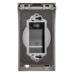 HUBBELL Hubbell WP26E W/Proof Cvr, 1-G, GFCI, Cast Alum, Vert