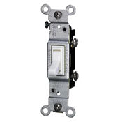 LEVITON Leviton 2651-2I Toggle CO/ALR Single-Pole AC Quiet Switch 15 Amp 120 Volt Replacement MPN