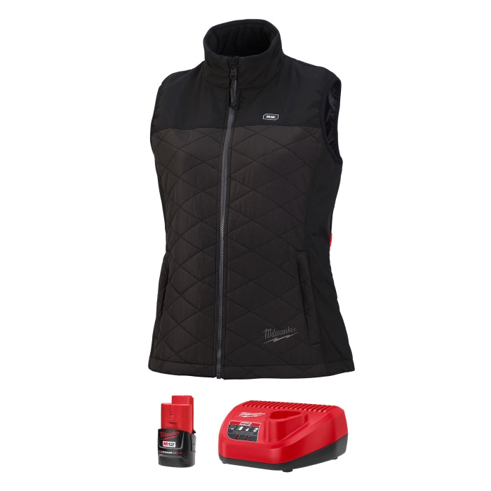 MILWAUKEE Milwaukee 333B-212X Heated Women's Vest Kit 2X Black