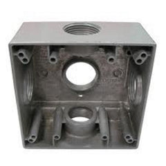 MULBERRY METAL PRODUCTS Mulberry Metal Products 30254 Weatherproof Box 2-Gang 5-Outlet 3/4-In Hub
