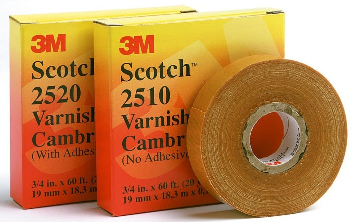 3M Scotch 2510-3/4X36YD Scotch Varnished Cambric Tape 3/4 X 36 Yd