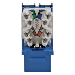 HUBBELL Hubbell HXJ6W24 HUBBELL 8-Position Standard Universal Xcelerator A/B Modular Jack Cat 6 Module