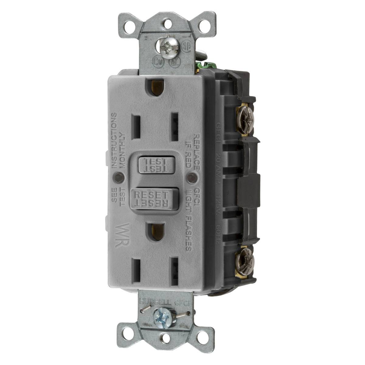 HUBBELL GFWRST15GY VOLTAGE TESTERS