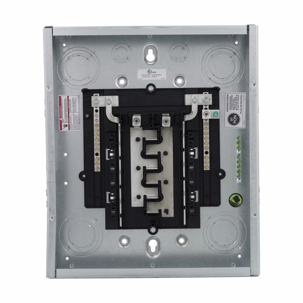 EATON EATON BRP12L125R 1-Phase Rainproof Main Lug Neutral Load Center, 120/240 VAC, 125 A, 12 Spaces
