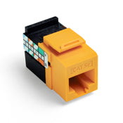 LEVITON Leviton 5G108-RY5 GigaMax CAT5e QuickPort Jack, Yellow
