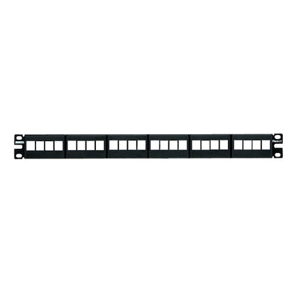 PANDUIT Panduit NKFP24Y NetKey 24-Port Patch Panel, 1 RU, BL